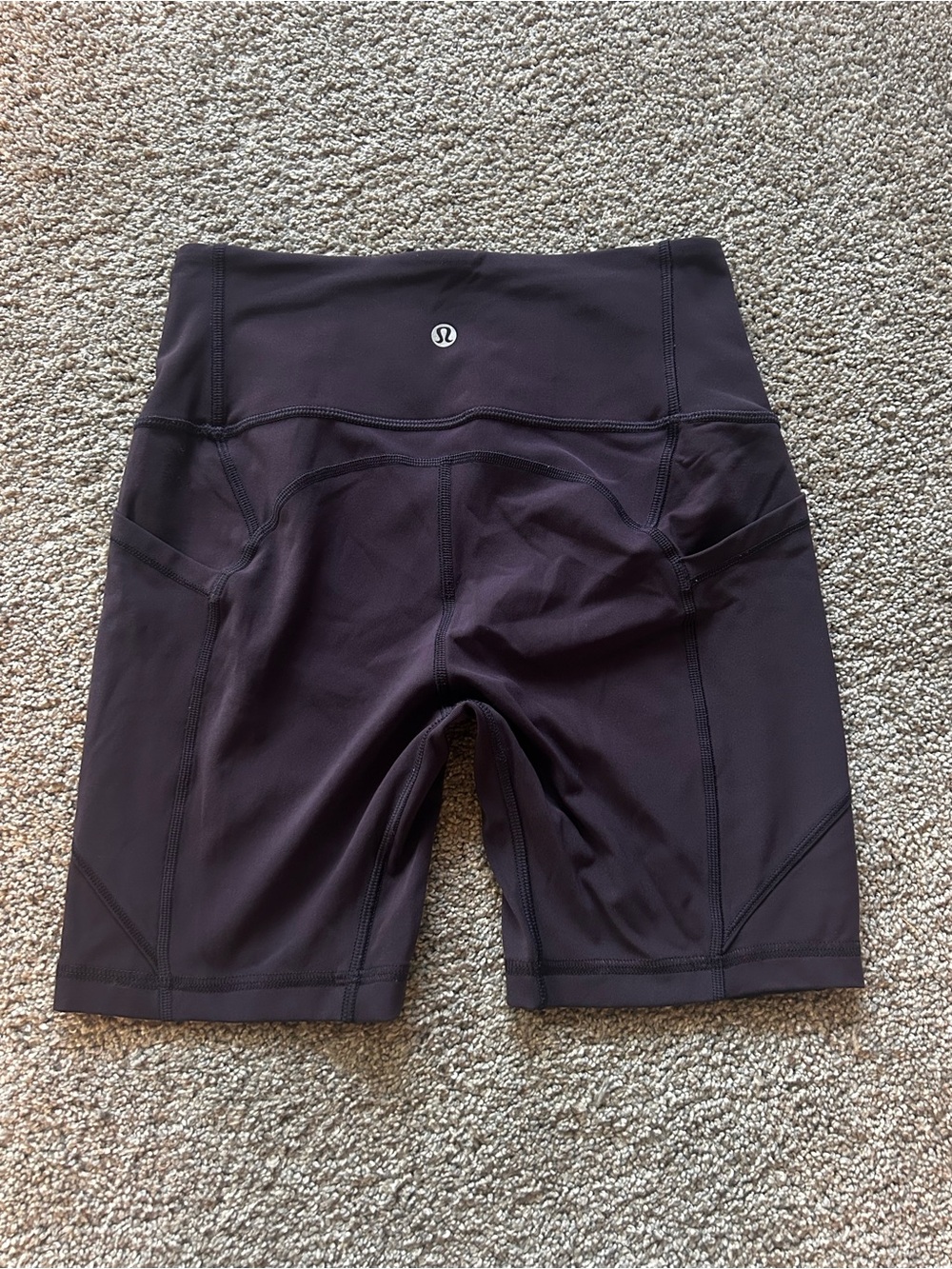 lululemon athletica High-Rise Deep Plum Bike Shorts